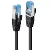 Tinklo Kabelis - LINDY Cat.6A S/FTP LSZH Tinklo Kabelis, RJ45, M/M, 500MHz, 1 m, Juodas