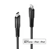 USB Kabelis - LINDY USB Type C į Lightning Laidas, M/M, 480Mbps, 3 m, Juodas