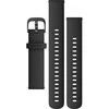 Išmaniojo laikrodžio Garmin silikoninis, greitai atsegamas dirželis, Juodos spalvos, 18mm