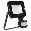Ledvance 20W LED prožektorius su judesio davikliu, 4000K, IP65, juodas