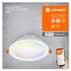 Ledvance 12W LED įleidžiamas šviestuvas, baltas, 2700…6500K, išmanus+WiFi valdymas