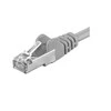 PremiumCord PREMIUMCORD Patch kabelis CAT6a S-FTP, RJ45-RJ45, AWG 26/7 2m pilka