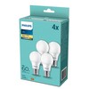 Philips LED lemputė E27 4 pakuotės 8W (60W) 2700K 806lm