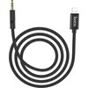 Phone Accessories Audio adapteris Hoco UPA13 lightning į 3,5mm(p) juodas