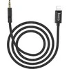 Phone Accessories Audio adapteris Hoco UPA13 lightning į 3,5 mm (p) juodas