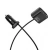 Partner Telecom Įkroviklis automobilinis Hoco Z35 Quick Charge 18W (2xUSB 1xType-C 3A) juodas