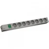 Bachmann 19" lizdo juosta ALU 1U, 8x 35°, pilka, 2,0m, su jungikliu