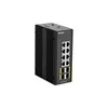 Šakotuvas D-Link 12 PORT L2 MANAGED SWITCH/WITH 8X10/100/1000BASET(X) PORTS IN