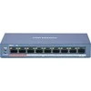Šakotuvas Hikvision | 8 prievadų Gigabit jungiklis | DS-3E0109P-E(C) | Nevaldomas | Darbalaukis | PoE/Poe+ jungtys kiekis 8