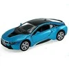 KiNSMART automobilis, BMW i8, mėlynas
