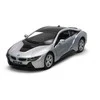 KiNSMART automobilis, BMW i8, sidabrinis