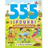 KNYGA 555 lipdukai. Lavinamosios užduotys 5-6 metų vaikams.