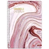 Lastva Knyga su spirale A5 80lap. 70g MARBLE linija