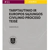 KNYGA Tarptautinio ir Europos Sąjungos civilinio proceso teisė