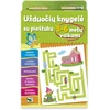 KNYGA Užduočių knygelė su pieštuku 5-6 metų vaikams