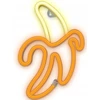 Neoninis LED šviestuvas BANANA baltas geltonas Bat + USB FLNE10 Forever Light