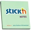 Stickn Lipnūs lapeliai Stick´N 21150, 76x76mm, 100 lapelių, šviesiai žalios spalvos