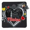 Magnetas Vilnius su širdute 70 x 50 mm
