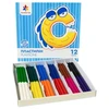 Plastilinas GAMMA'UA, 12 sp. po 12 g, su peiliuku