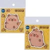 Popieriniai lipdukai Capybara 30 l, 80x80 mm