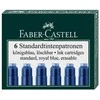 Rašalo kapsulės Faber-Castell, 6vnt., mėlynos spalvos