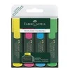 Teksto žymeklių rinkinys Faber-Castell 48, 4 spalvos