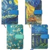Užrašų knygelė A6 lnija 80 lap.kietu viršeliu ,su segtuku Vincent van Gogh