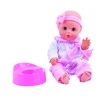 Smily BAMBOLINA lėlė su puoduku ir buteliuku Amore 33cm, BD1807