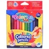 Spalvoti pieštukai, tribriauniai, stori JUMBO COLORINO, 10 spalvų