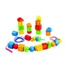 HAPE kaladėlės suveriamos, vaivorykštės spalvų, E1019