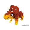 Yoshiritsu Japoniškas edukacinis konstruktorius LAQ DINOSAUR WORLD Triceratops &amp; Pteranodon, nuo 3 m.