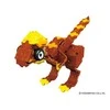 Yoshiritsu Japoniškas edukacinis konstruktorius LAQ DINOSAUR WORLD Triceratops &amp; Pteranodon, nuo 3 m.