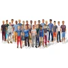 Mattel BARBIE Fashionistas lėlė Kenas, 3 asort, DWK44