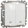 2 klavišų žaliuzių jungiklis Schneider Electric Sedna Design SDD111104 (baltas)
