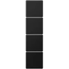 4 klavišų rinkinys JUNG F50 LS504TSASWM (4 kanalų, juodas)