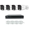 5MP raiškos IP kamerų komplektas Longse - 1- 4 kameros BMSEKL5AD-28PMSTFA12, Sony Starvis, POE, žmogaus ir automobilio detekcija, garsiakalbis, mikrofonas, švyturėliai, Kamerų kiekis: 3, Vaizdo ir maitinimo kabeliai: Be kabelių