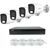 5MP raiškos IP kamerų komplektas Longse - 1- 4 kameros BMSCKL5RC, Hybrid Light, Sony Starvis, POE, žmogaus ir automobilio detekcija, Kamerų kiekis: 2, Vaizdo ir maitinimo kabeliai: Su kabeliais