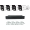 5MP raiškos IP kamerų komplektas Longse - 1- 4 kameros BMSEKL5AD-28PMSTFA12, Sony Starvis, POE, žmogaus ir automobilio detekcija, garsiakalbis, mikrofonas, švyturėliai, Kamerų kiekis: 4, Vaizdo ir maitinimo kabeliai: Su kabeliais