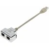 Digitus ADAPTERIS AD-UTP 2x RJ45 / 1x RJ45