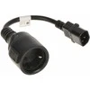 LANBERG CA-C14E-10CC-0018-BK ilgintuvas maitinimo kabelis IEC 320 C14->SCHUKO F