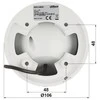 AHD, HD-CVI, HD-TVI, CVBS KAMERA HAC-HDW1809T-A-LED-0280B Visų spalvų – 8,3 Mpx 2,8 mm DAHUA