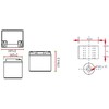 MWPower AKUMULIATORIUS 12.8V/50AH/LIFEPO4-MWLJ MW Power