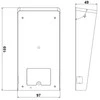ANT PAVIRŠIAUS SUMONTUOTA PAVIRŠINĖ APSAUGA NUO LIETAUS DS-KABV8113-RS/SURFACE Hikvision