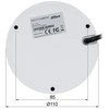 Dahua HD-CVI kupolinė kam. 5MP su IR pašvietimu iki 30m., 1/2.7" 2.8mm 98°, IP67, IK10