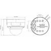 Hikvision kupolas DS-2CD2786G2-IZS (baltas, 8 MP, 40 m. IR, AcuSense)