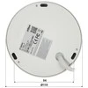 ANTIVANDALINĖ IP KAMERA IPC-EB5541-AS - 5 Mpx 1.4 mm - „Fish Eye“ DAHUA