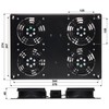 TST VENTILIATORIŲ SKYDELIS A19-4W RACK SPINTAI