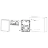 BELAIDIS PLĖTIKLIS WE/WY I/O LAIDINIŲ ARM9A4-W2(868) DAHUA