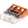 Jungtis 3x0.5-2.5mm oranžinė WAGO