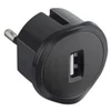 Įkrovimo lizdas USB LEGRAND 050681, (juodas, 5V 1.5A)